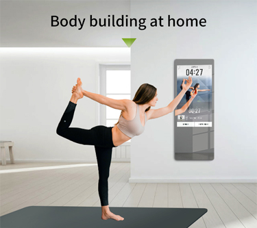 Funzione della tecnologia dello specchio magico dello specchio fitness