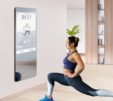 Benvenuti al nostro spettacolo dal vivo sullo specchio del fitness
