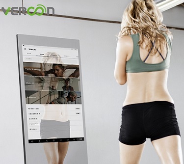 Fitbathmirror Gym Smart Mirror per l'allenamento fitness