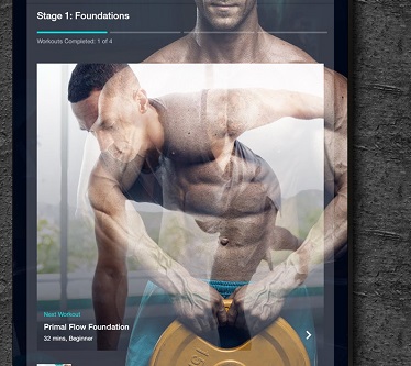 Specchio fitness con rilevamento del corpo