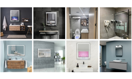 Trova uno specchio da bagno intelligente nel tuo stile