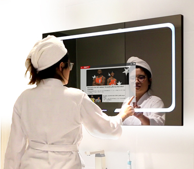 Il tuo specchio intelligente Fitbathmirror con app