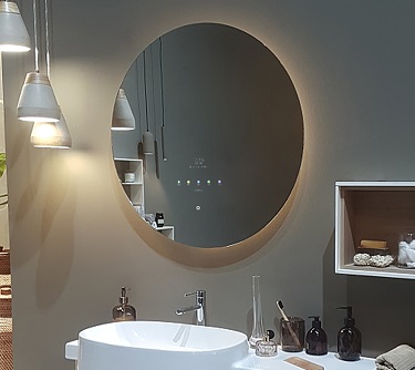 Specchio intelligente con Alexa e interfaccia utente personalizzata