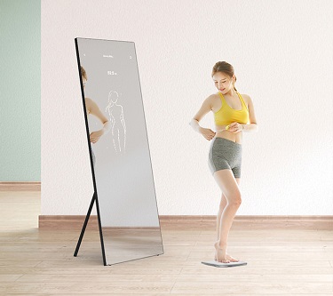 Come installare uno specchio da 43'' per la palestra a casa?